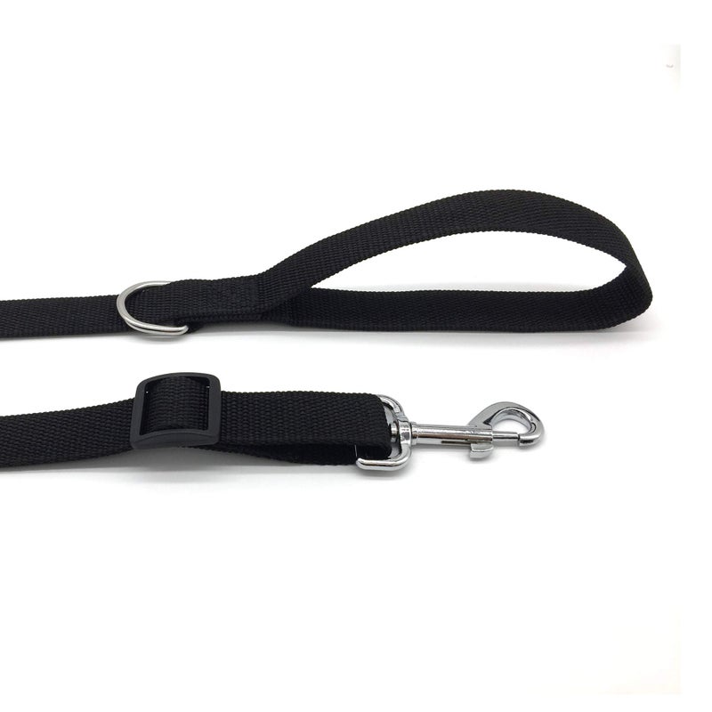 MANDAO 6FT Adjustable Dog Leash, Nylon Dog Leashes for Medium Large Dogs (Black) - Image 5